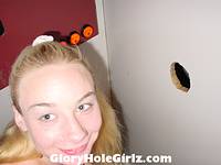 Girls swallow at the HOLE!