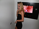 Blonde Cutie in the Gloryhole booth