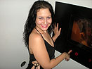 nevaeh in the Gloryhole booth